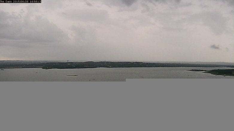 Lake Travis webcam, June 28, 2015 4:05 PM CT