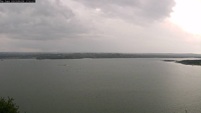 Lake Travis webcam, June 28, 2015 4:20 PM CT