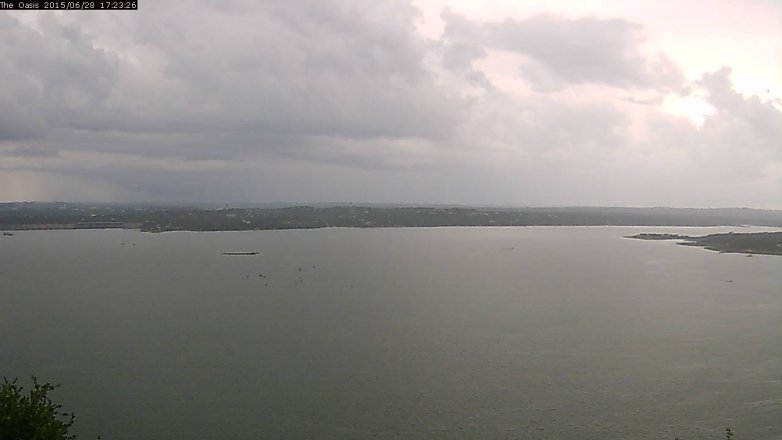 Lake Travis webcam, June 28, 2015 4:30 PM CT