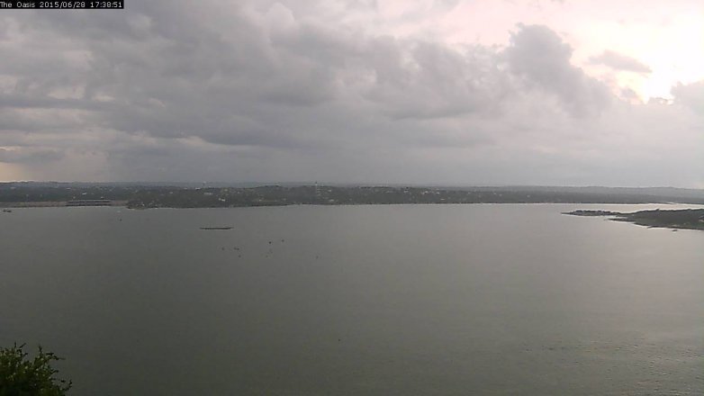 Lake Travis webcam, June 28, 2015 4:45 PM CT