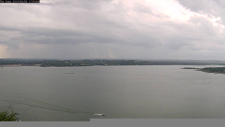 Lake Travis webcam, June 28, 2015 5:00 PM CT