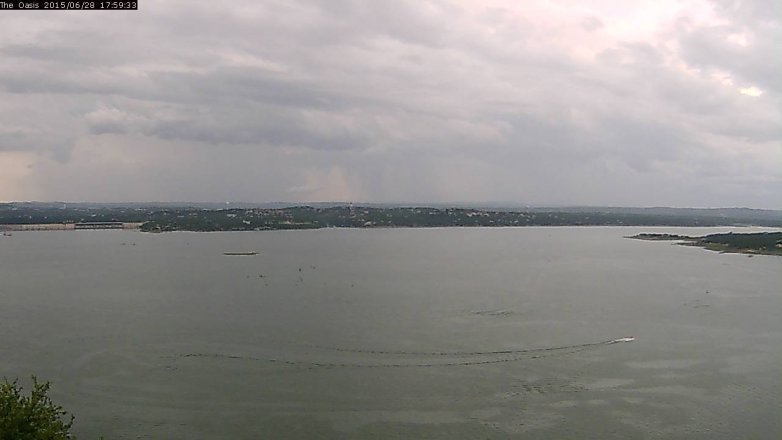Lake Travis webcam, June 28, 2015 5:05 PM CT