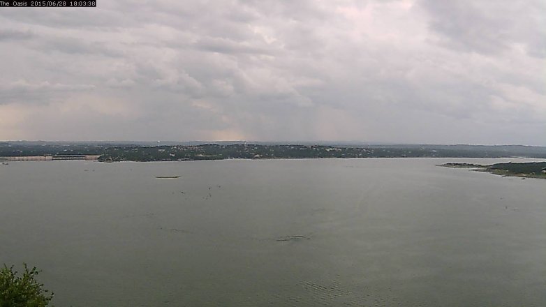 Lake Travis webcam, June 28, 2015 5:10 PM CT