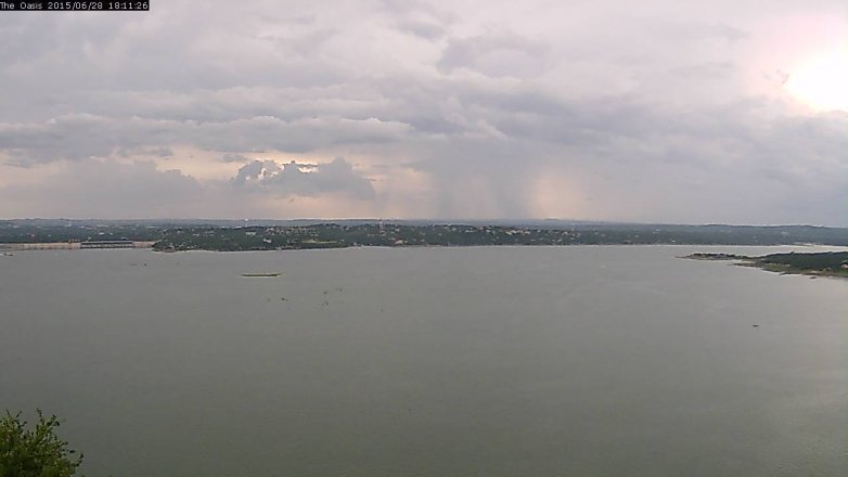Lake Travis webcam, June 28, 2015 5:15 PM CT