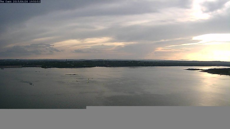 Lake Travis webcam, June 28, 2015 7:00 PM CT