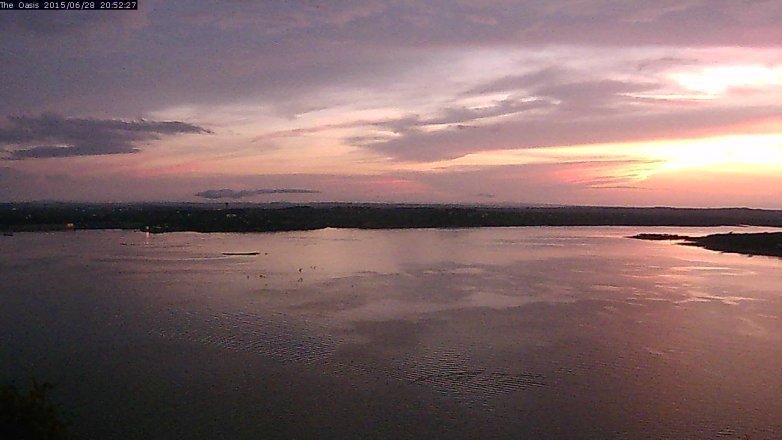 Lake Travis webcam, June 28, 2015 8:00 PM CT