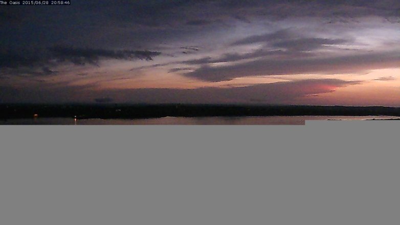 Lake Travis webcam, June 28, 2015 8:05 PM CT
