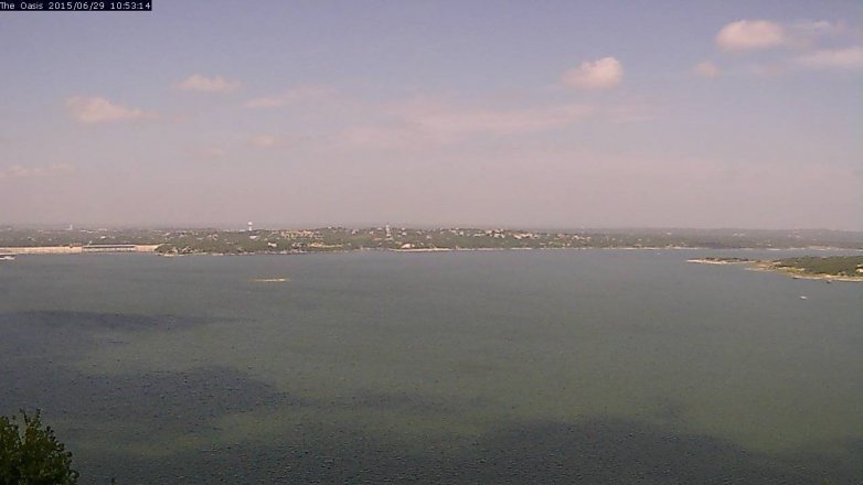 Lake Travis webcam, June 29, 2015 10:00 AM CT