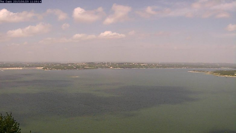 Lake Travis webcam, June 29, 2015 10:15 AM CT