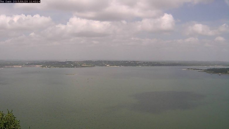 Lake Travis webcam, June 29, 2015 10:50 AM CT