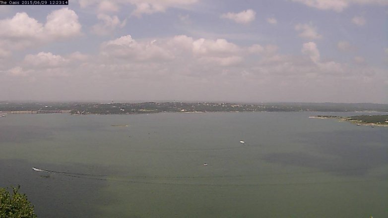 Lake Travis webcam, June 29, 2015 11:30 AM CT