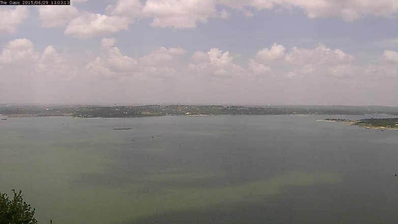 Lake Travis webcam, June 29, 2015 12:10 PM CT