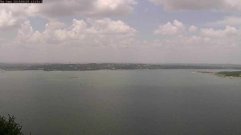 Lake Travis webcam, June 29, 2015 12:20 PM CT