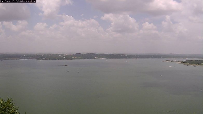 Lake Travis webcam, June 29, 2015 12:40 PM CT