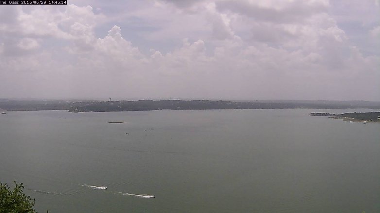 Lake Travis webcam, June 29, 2015 1:50 PM CT