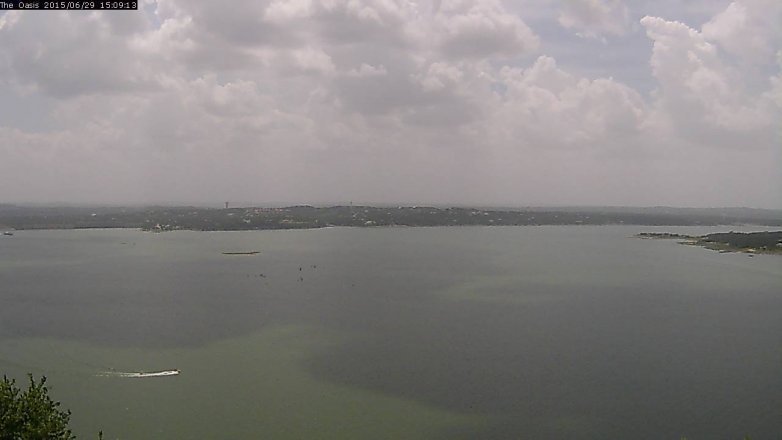 Lake Travis webcam, June 29, 2015 2:15 PM CT