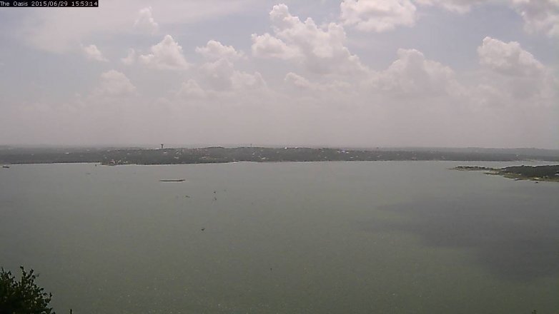 Lake Travis webcam, June 29, 2015 3:00 PM CT
