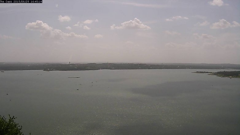 Lake Travis webcam, June 29, 2015 3:50 PM CT