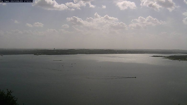 Lake Travis webcam, June 29, 2015 4:30 PM CT