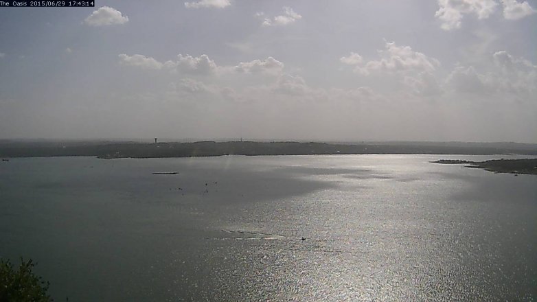 Lake Travis webcam, June 29, 2015 4:50 PM CT