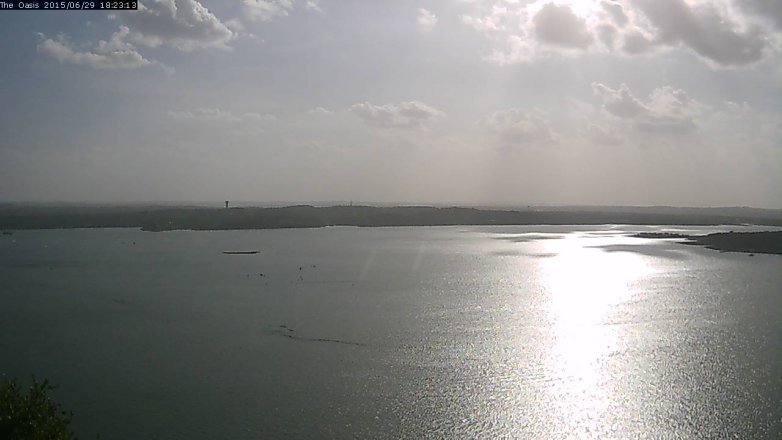 Lake Travis webcam, June 29, 2015 5:30 PM CT