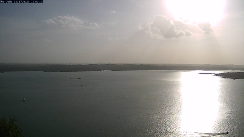 Lake Travis webcam, June 29, 2015 6:10 PM CT
