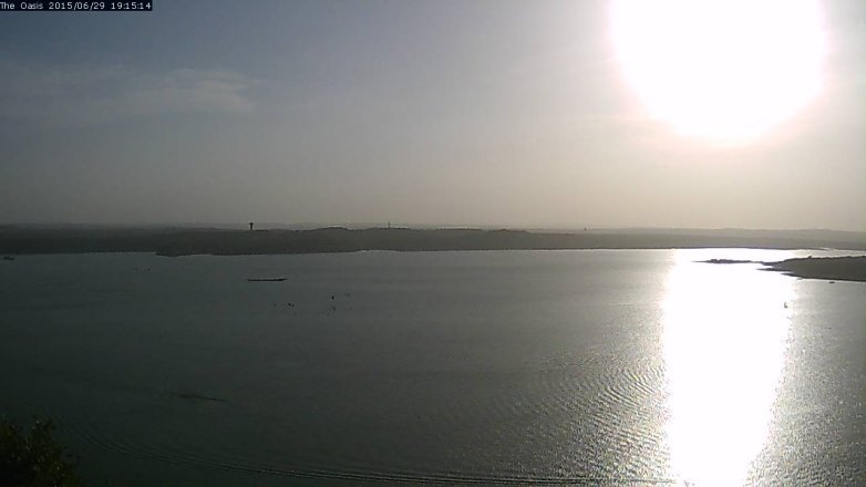Lake Travis webcam, June 29, 2015 6:20 PM CT