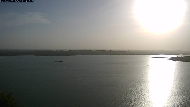 Lake Travis webcam, June 29, 2015 6:30 PM CT