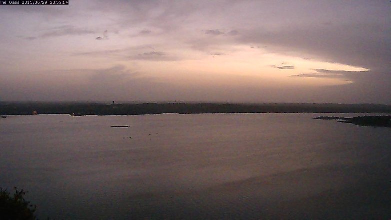 Lake Travis webcam, June 29, 2015 8:00 PM CT