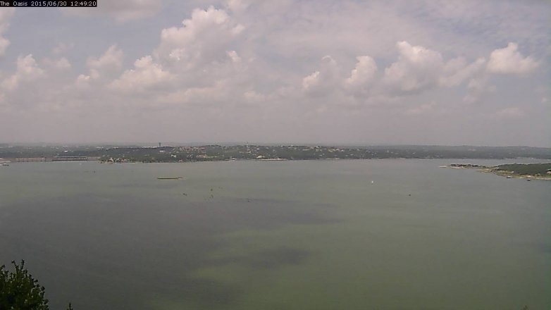 Lake Travis webcam, June 30, 2015 11:55 AM CT