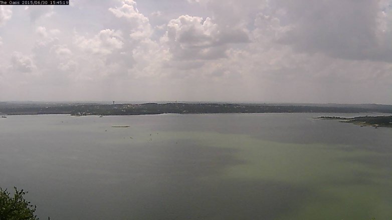Lake Travis webcam, June 30, 2015 2:50 PM CT