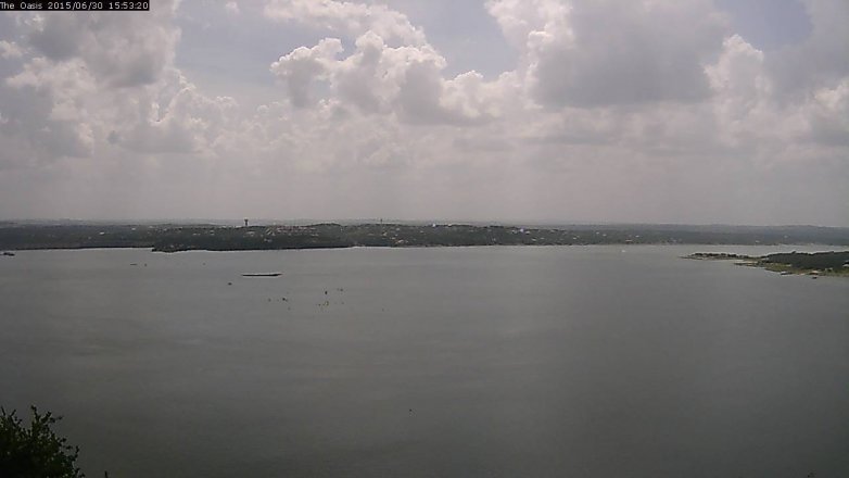 Lake Travis webcam, June 30, 2015 3:00 PM CT