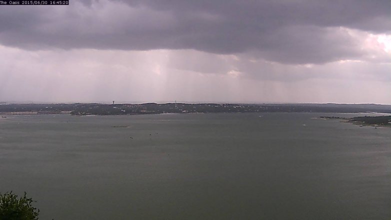 Lake Travis webcam, June 30, 2015 3:50 PM CT