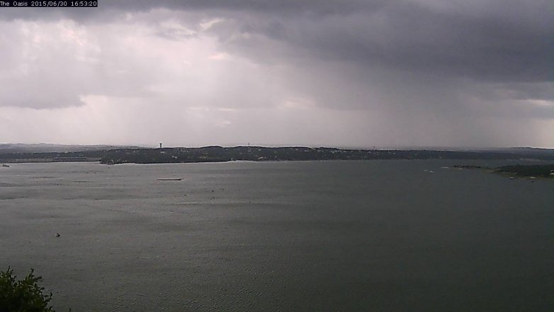 Lake Travis webcam, June 30, 2015 4:00 PM CT