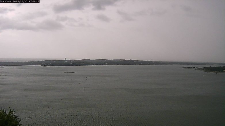 Lake Travis webcam, June 30, 2015 4:15 PM CT