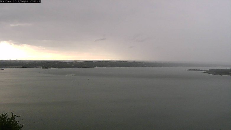 Lake Travis webcam, June 30, 2015 5:00 PM CT