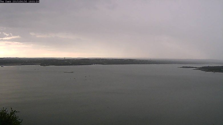 Lake Travis webcam, June 30, 2015 5:10 PM CT