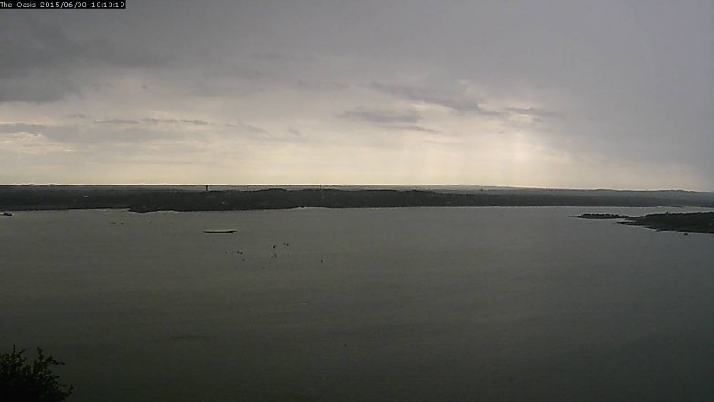 Lake Travis webcam, June 30, 2015 5:20 PM CT