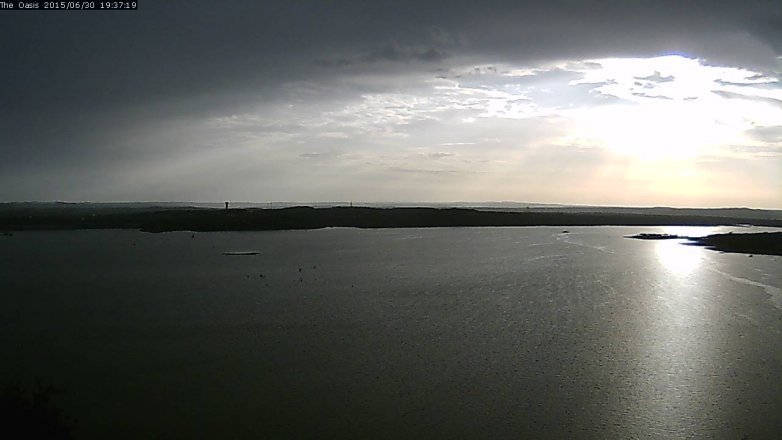 Lake Travis webcam, June 30, 2015 6:45 PM CT