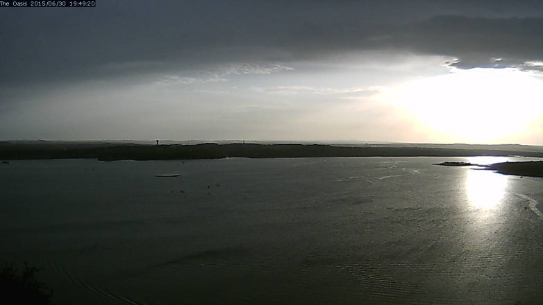 Lake Travis webcam, June 30, 2015 6:55 PM CT