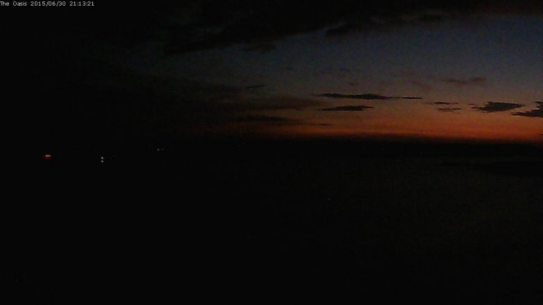 Lake Travis webcam, June 30, 2015 8:20 PM CT