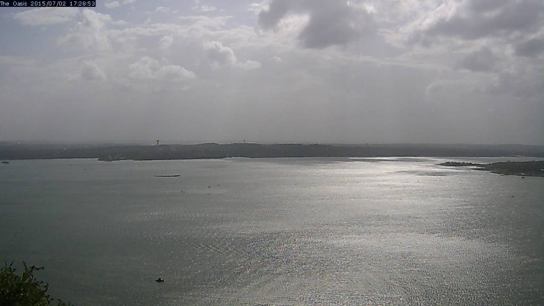 Lake Travis webcam, July 2, 2015 4:35 PM CT