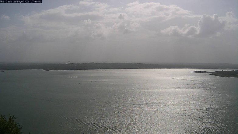 Lake Travis webcam, July 2, 2015 4:50 PM CT