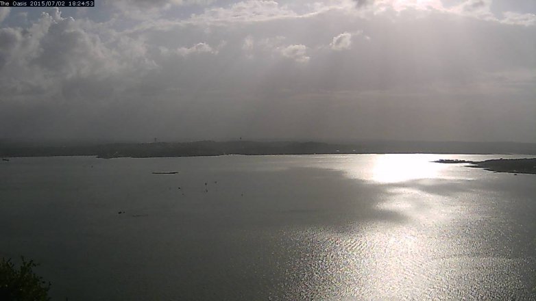 Lake Travis webcam, July 2, 2015 5:30 PM CT