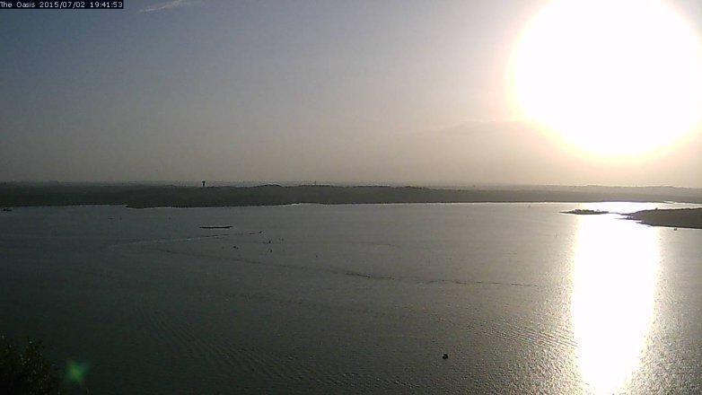 Lake Travis webcam, July 2, 2015 6:45 PM CT