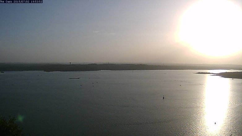 Lake Travis webcam, July 2, 2015 7:00 PM CT
