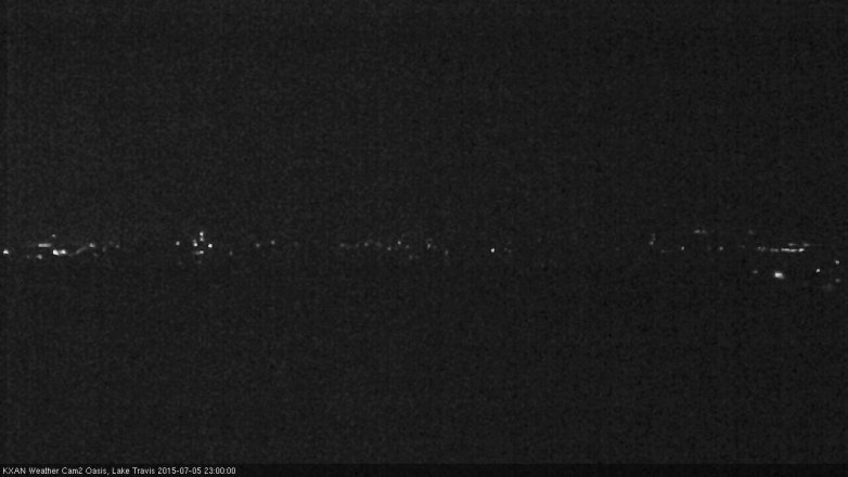 Lake Travis webcam, July 5, 2015 10:05 PM CT