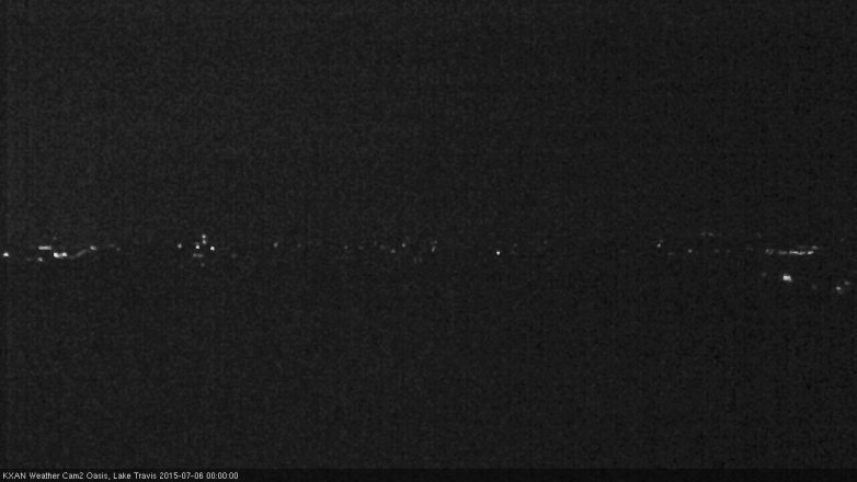 Lake Travis webcam, July 5, 2015 11:15 PM CT