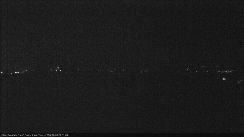 Lake Travis webcam, July 5, 2015 11:55 PM CT