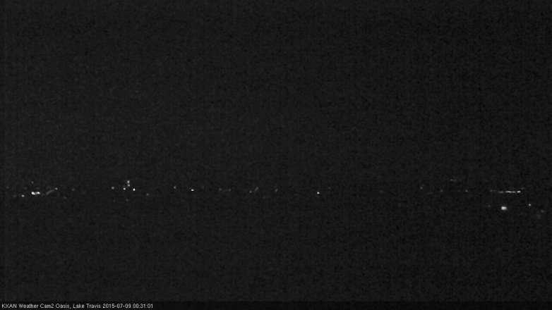 Lake Travis webcam, July 8, 2015 12:00 AM CT